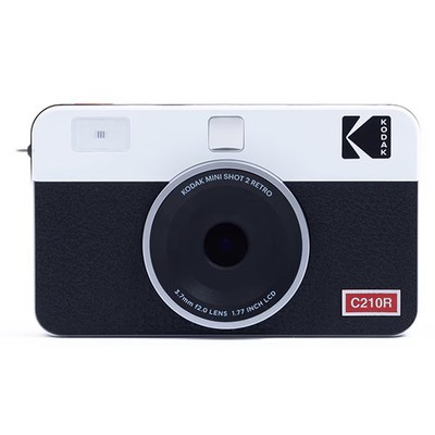 Kodak Mini Shot 2 Retro Sofortbildkamera LCD Monitor Weiß PMS2R-C210RW JDMPS