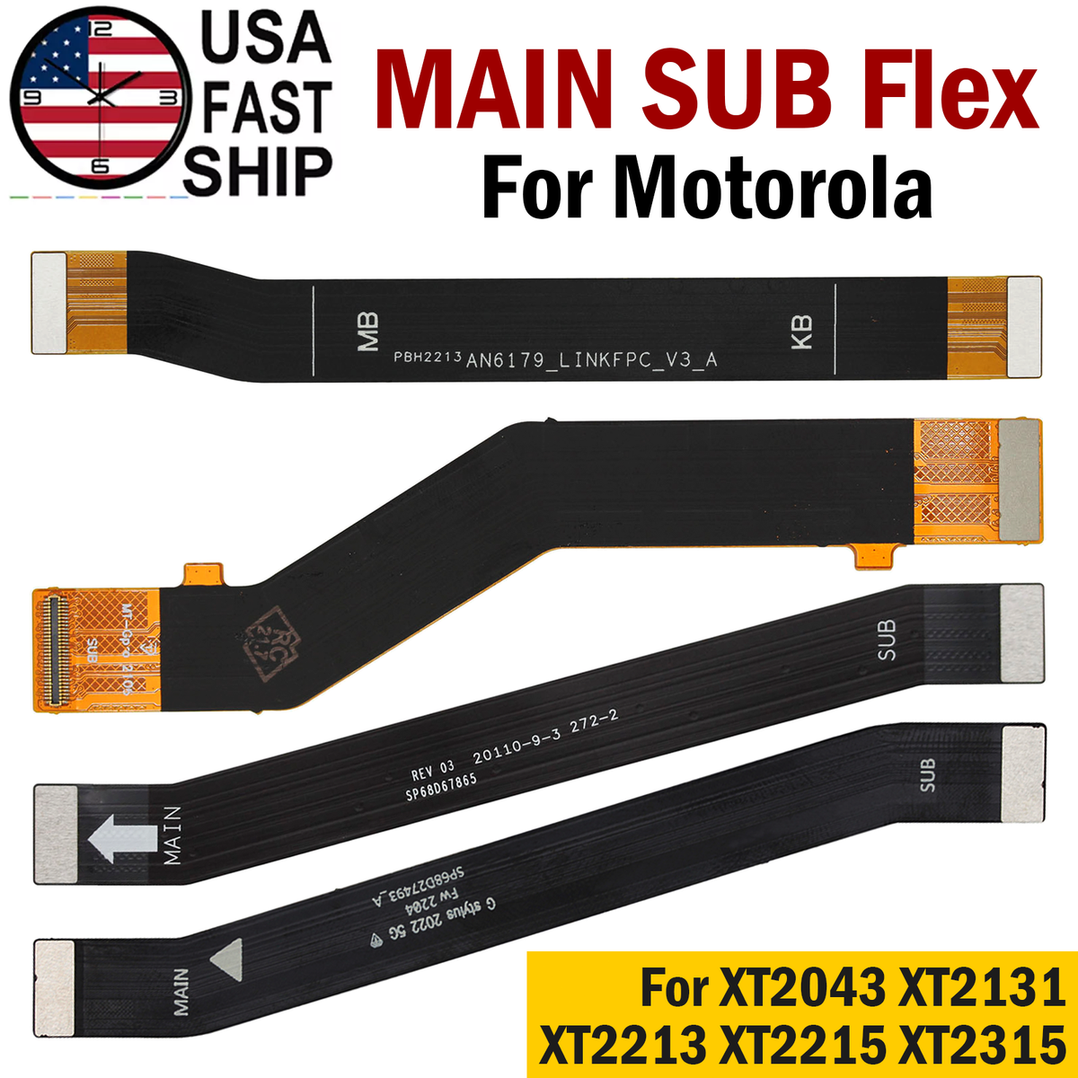 SUB Main Flex Cable - Motorola Moto G Stylus XT2043 XT2131 XT2213