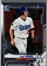 2021 Bowman #BCP-59 Jake Vogel Chrome Prospects