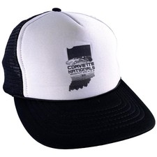 Corvette Nationals Indianapolis, IN Hat 1987 VINTAGE Trucker Snapback Mesh Adult