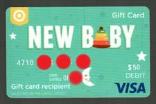 TARGET New Baby ( 2019 ) Gift Card ( $0 - Collectible Card Only )