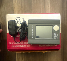 Tappecue Thermomètre Barbecue à Écran Tactile Wi-Fi Thermocouple pour Viande, Gris