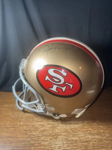 San Francisco 49Ers Steve Young GAME Issued Helmet Autographed W/Coa🔥🔥🔥💎