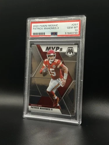 Patrick Mahomes II 2020 Panini Mosaic MVPs #297 PSA 10 🔥🔥