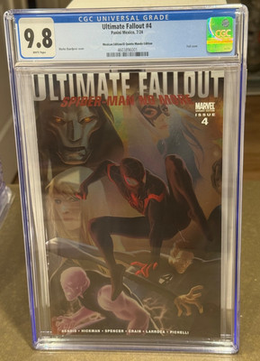 ULTIMATE FALLOUT #4 - Djurdjevic Foil Edition - CGC 9.8 1st Miles Morales