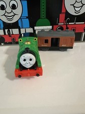 Thomas  Friends Trackmaster Motorized Percy 2009 Mail Car Mattel Tested Working