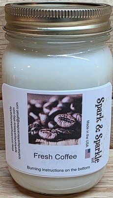16oz Jar candle, Max Scented 100% Soy Wax over 100 Scents