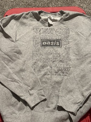 Crew neck Oasis band Sweatshirt. Liam Gallagher Noel Gallagher