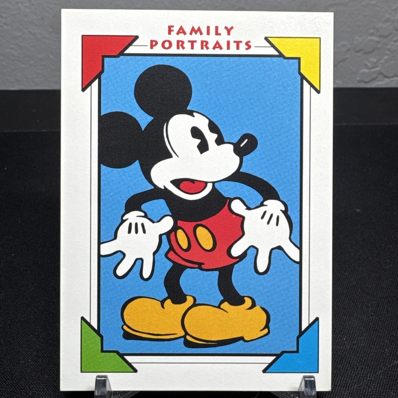 1991 Impel Disney Family Portraits MICKEY'S BIO #106