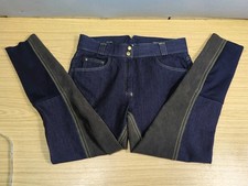 Equestrian Denim Jodphurs / Breeches Full Seat - UK 30" *Free Postage*