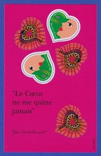 France 2000 Valentine's Day Hearts Mini Sheet Mi. No. 3436-37 **