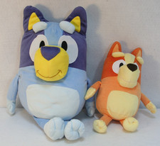 Lot of 2 Bluey  Bingo Dog Plush Pillow Buddy Soft Plush Stuffed Animal Toy