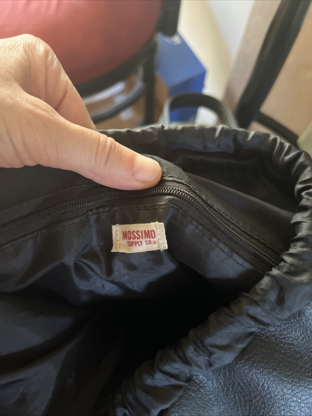 Mossimo Supply Co Medium Black Backpack Bag Purse… - image 4