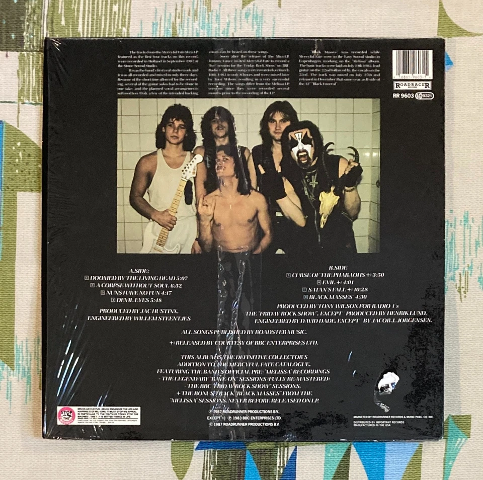 Mercyful Fate LP The Beginning 1987 Original VG+/M- - Image 2 of 4