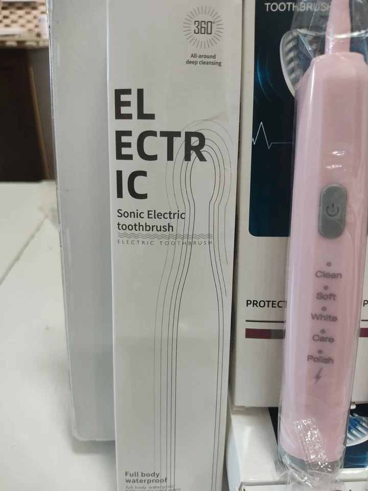 Set 04. Sonic Electric Toothbrush Rechargeable Brush Heads Travel Case Adult Kid - Image 2 of 4