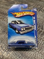2010 Hot Wheels 161 '64 Chevy Impala Metalflake Blue