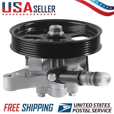 Power Steering Pump w/ Pulley For 2003-2007 Honda Accord V6 3.0L # 56110-RCA-A01