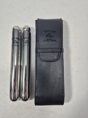 cutty sark tobacco Vintage Cutty Sark Whisky Cigar Tube & Flask Set - Unused - Leather Case