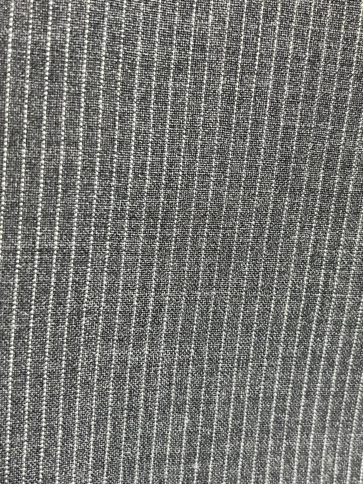 Versace Collection Men’s Pinstripe Blazer Size 54 EU / 44 US - Gray Wool Blend - Image 3 of 4