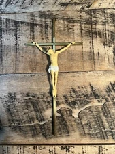 Metal Cross Crucifix Christian Jesus Christ Church Decor White Robe