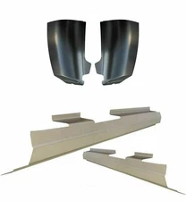 2007-2013 Silverado, Sierra 4 Extended Cab Outer Rocker Panel & Cab Corner Pair