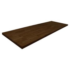 MSI Butcher Block Countertop 6'L x 25"D x 1.5"T Stained Hevea w/ Eased Edge
