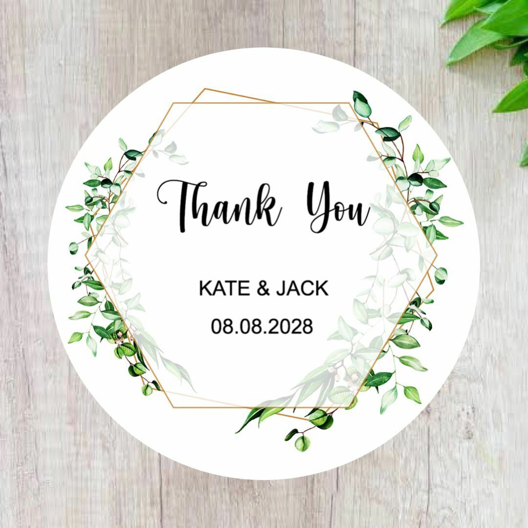 Darling Souvenir Noms Personnalisés Thank You For