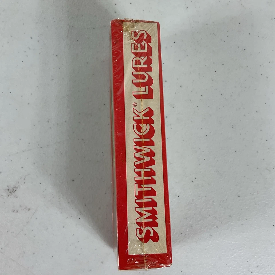 Señuelo de pesca Smithwick Rogue dorado verde nuevo en caja lubina almizcle Jerkbait RARO Foto 3 de 4