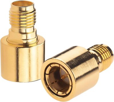 2x DC-12GHz SMA Male Quick Push-on to SMA Female RF Adapter Plug Jack Testing