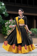 Heavy Indian Navratri Special Lehenga Choli mirror Work Lengha Chaniya Choli