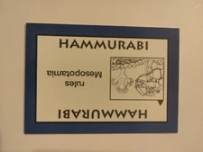 PERSPECTIVE Time Line Game 1992 card used HAMMURABI World History free ship