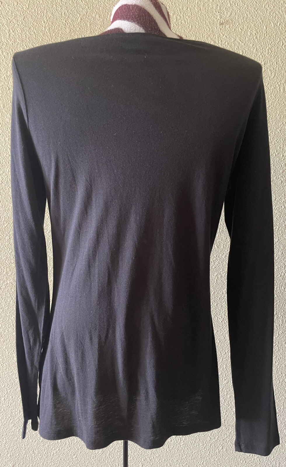 Pendleton Pullover Basic Tee Black Cotton Womens … - image 10