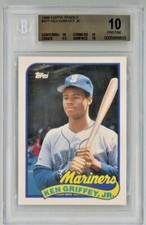 1989 Topps Traded Ken Griffey Jr. ROOKIE RC #41T BGS 10 PRISTINE