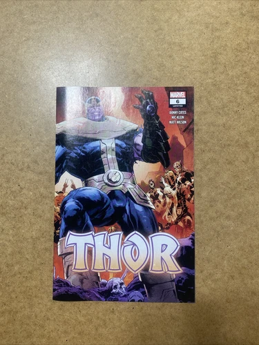 Thor #6 2020 Marvel Comics 2nd Printing Thanos Black Winter Donny Cates NM