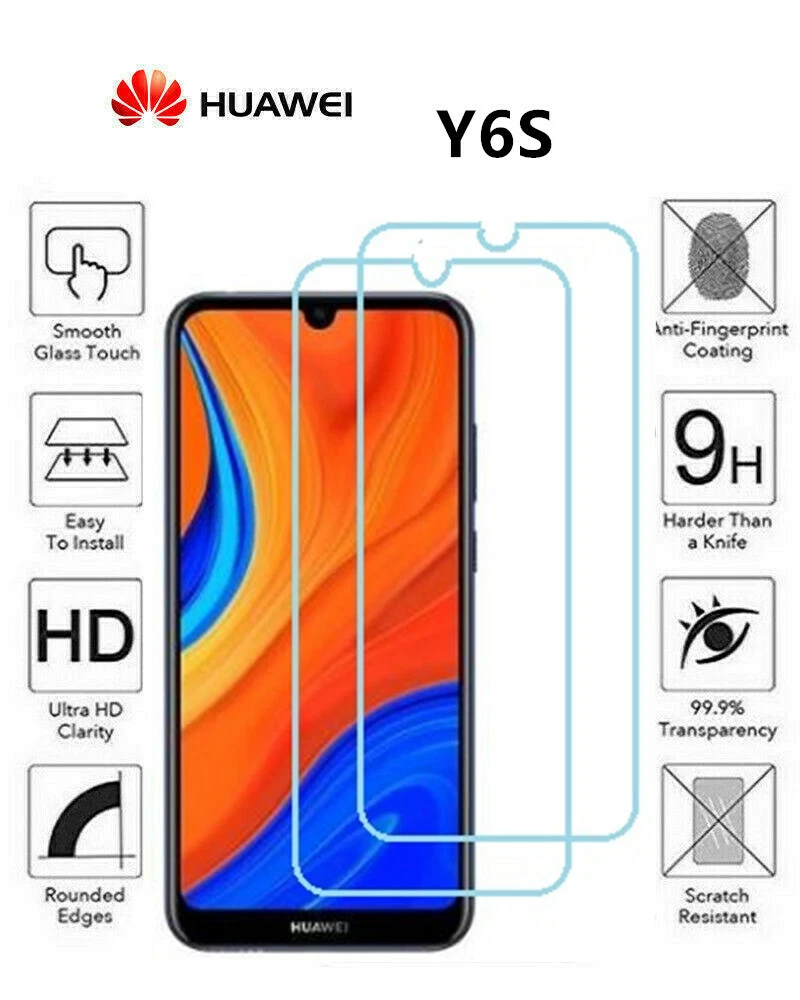 2x Pellicola per Huawei Y9s Protettiva Protezione Vetro