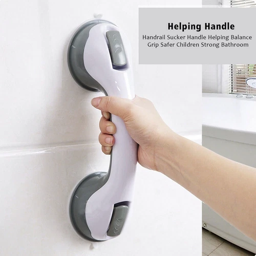 2Pack Shower Grab Bar 12"Showers Suction Bar Handle Bathroom Safety Grip Handle - Picture 7 of 19
