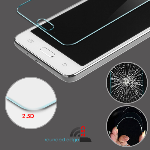 2X PACK TEMPERED GLASS 9H 2.5D SCREEN PROTECTOR FOR SAMSUNG GALAXY J7 - Picture 3 of 5