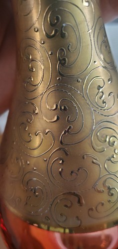RARE Vintage Vecchia Amber Murano Glass - Picture 9 of 9
