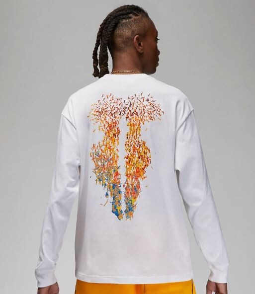Nike Jordan Wings Paris 85 Men's Long-Sleeve T-Shirt Large