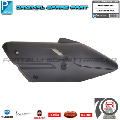 Copertura Protezione Paracalore Marmitta Piaggio New Beverly HPE