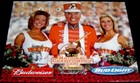 2 Hooters Girls Softball Team & Rose Bowl Football Sports Poster 2001 Model Flaw — photo 3