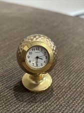 Quartz Golf Ball Miniature Clock Dead Battery
