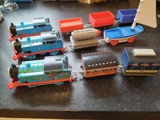 THOMAS TANK 3 VERSCHIEDENE VARIANTEN LKW MOTORISIERT KONVOLUT BATTERIEN GEPRÜFT ZÜGE