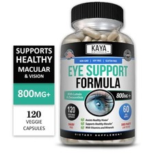 Eye Health Supplement, Lutein and Zeaxanthin, Eye Strain Support, Vision Health
