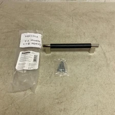 Signature Hardware 6-3/8" Jerico Cabinet Pull - Polished Nickel/Black Bronze