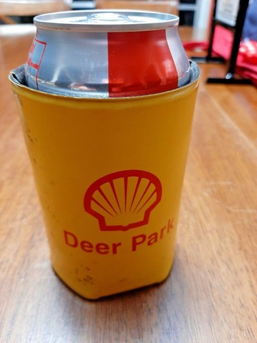 Vintage Shell Petroleum Koozie von Vitronic USA - Gasdosenkühler Isolieröl - Bild 3 von 6