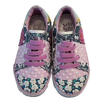 Lelli Kelly Youth Toddler Girls Pink Red Sequins Looff's Shoes