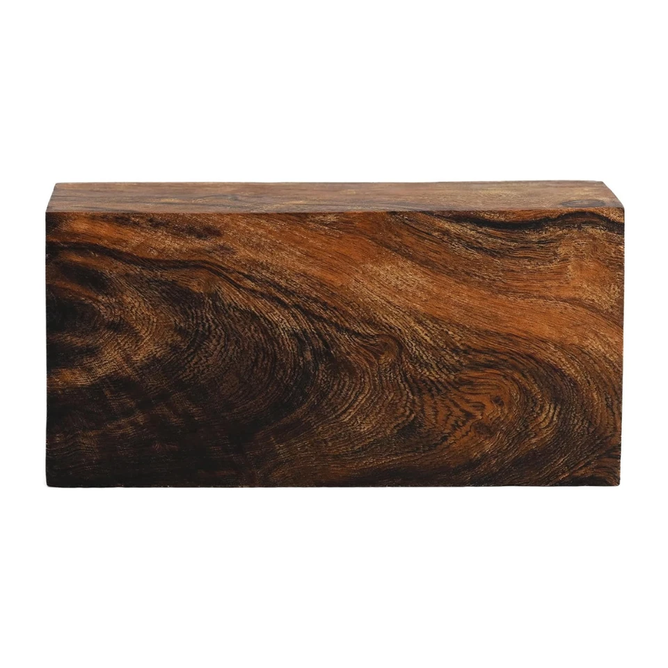 Madera dura exótica natural - Hojas de torneado de madera de hierro - 6 x 3 x 2 pulgadas - Paquete de 1 Foto 3 de 4