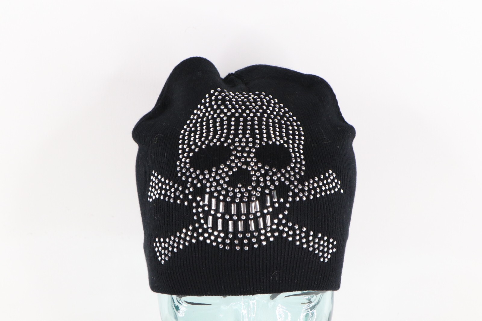 Vintage black sequined skull - Gem display picture 3