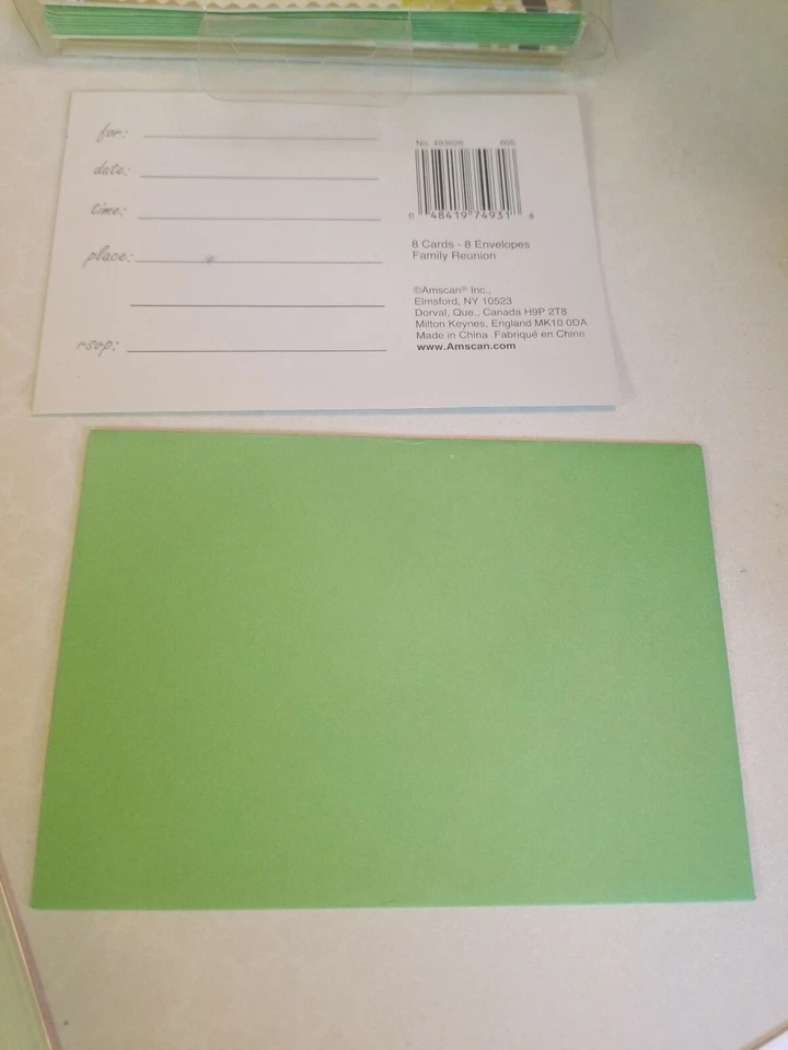  Tropical Beach Vacation Hawaiian Luau Party Novelty Invitations craft supply - Image 2 of 3